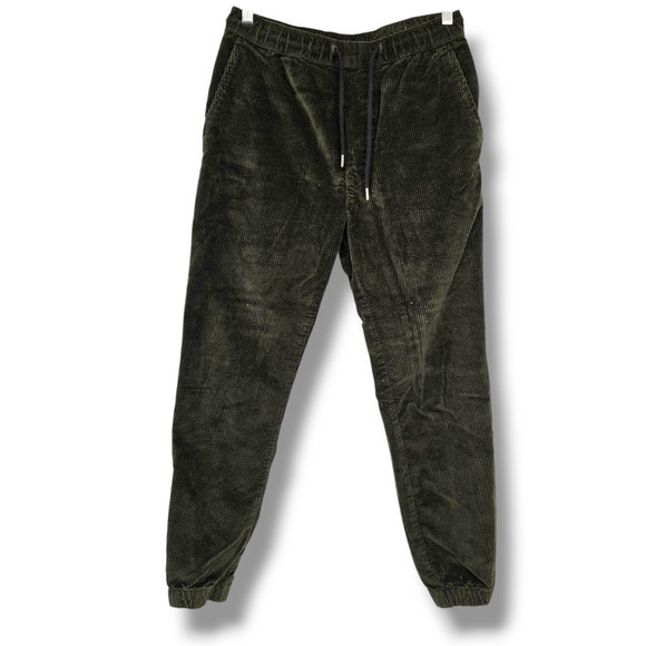 American‎ Eagle Men's Next Level Flex Corduroy Jogger Pants Green Size Small - Picture 1 of 10